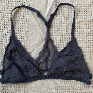 NWOT Denim Blue Sam Edelman Lacy Bralette